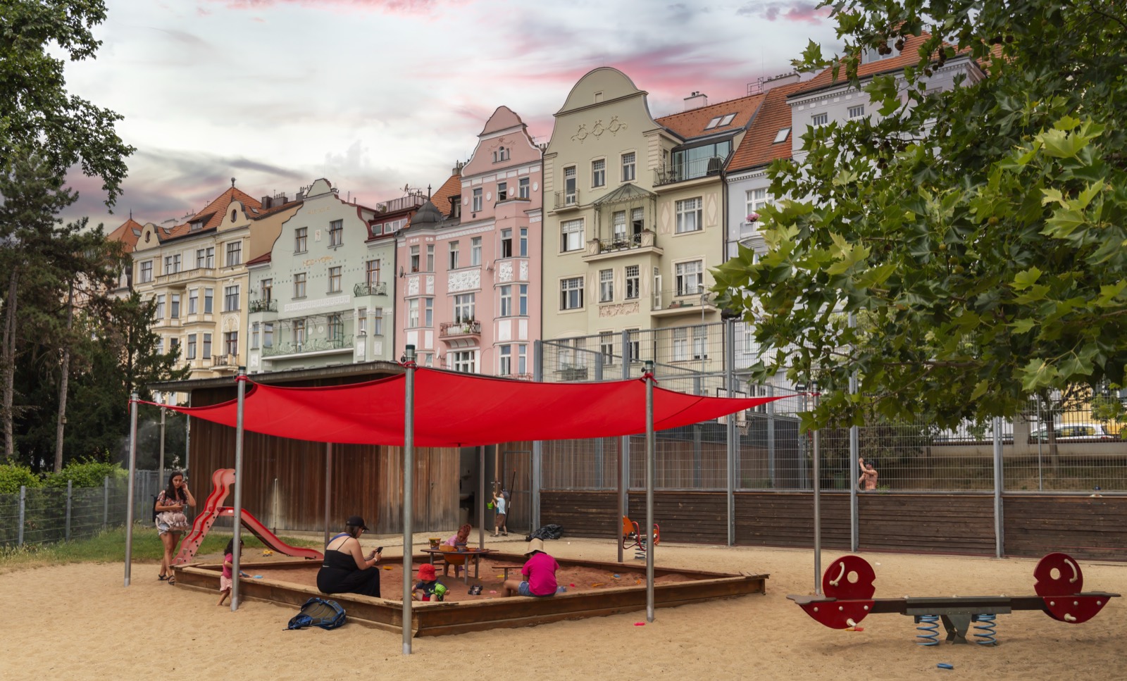 Spielplatz in der Grébovka